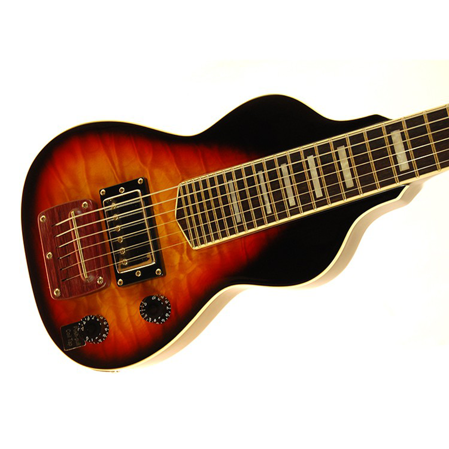 Dillion DLP006E 6 String Lap Steel Electric Slide Guitar Sunburst