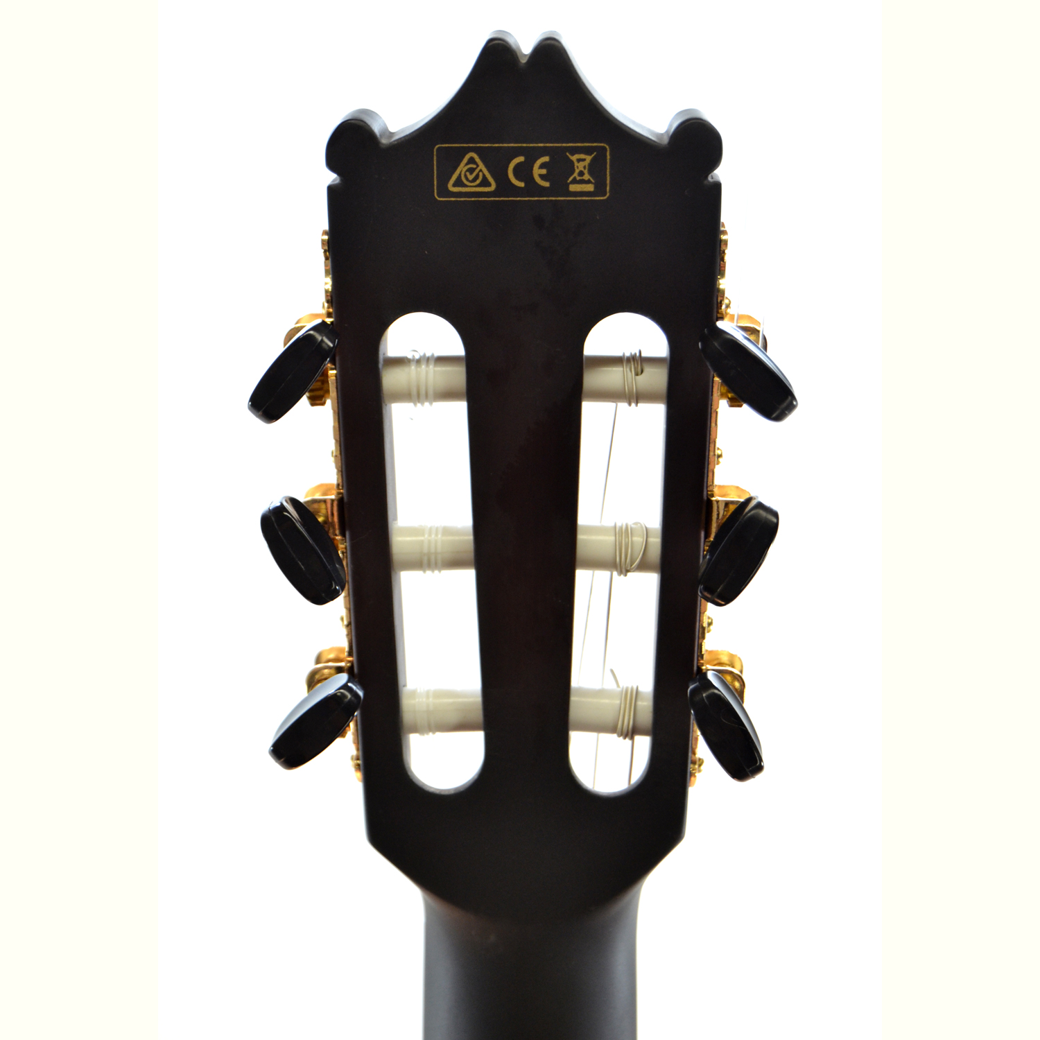 Ibanez GA35TCE Nylon Thin Cutaway Nylon String Acoustic Guitar - Dark Violin Sunburst - Image 10