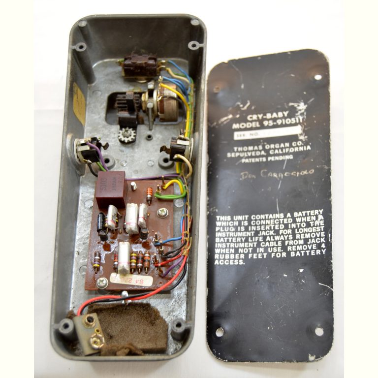 Thomas Organ Co CryBaby 95910511 Wah Pedal Vintage 1970's Sepulveda