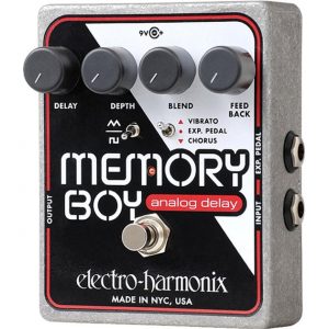 Electro-Harmonix Memory Boy Analog Delay w/ Chorus & Vibrato Guitar Effects Pedal