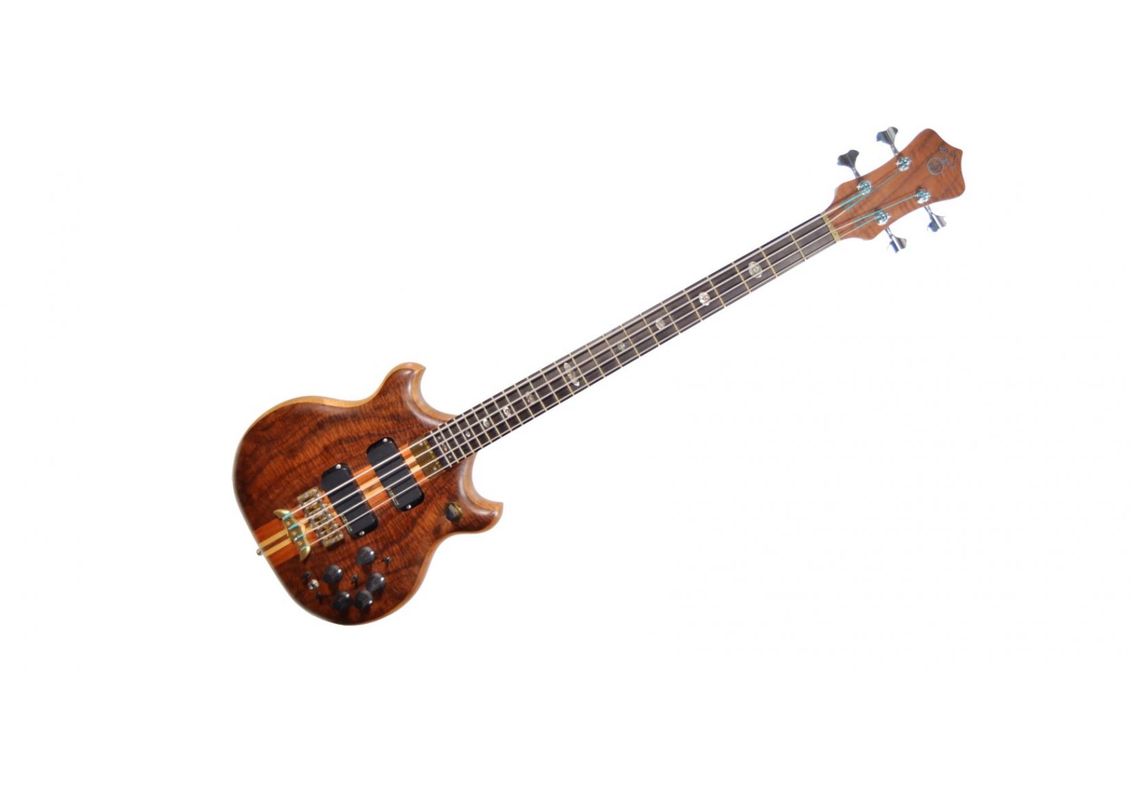 Alembic BBSB4 Stanley Clarke Deluxe Signature 4 String Bass Guitar w/ OHSC – Used