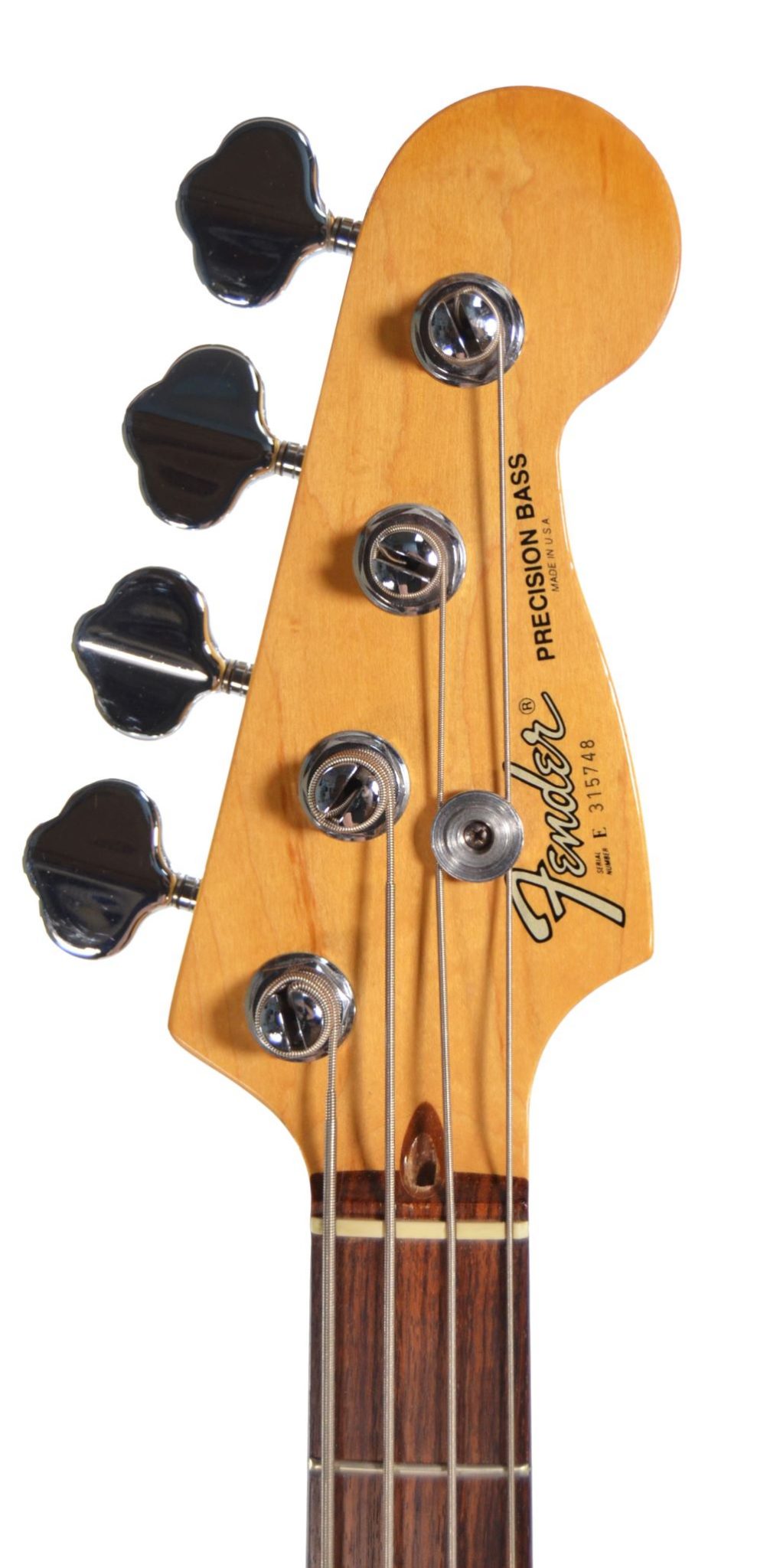 Fender Elite II Precision Bass Natural Gloss Finish 1983 w/ Gig Bag - Used