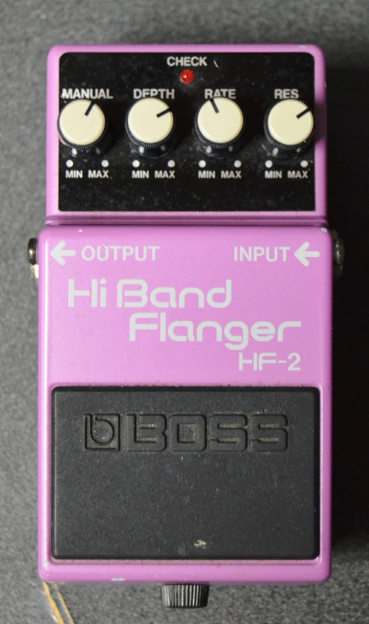 Boss HF2 Hi Band Flanger Effect Pedal Used The Guitar Hangar