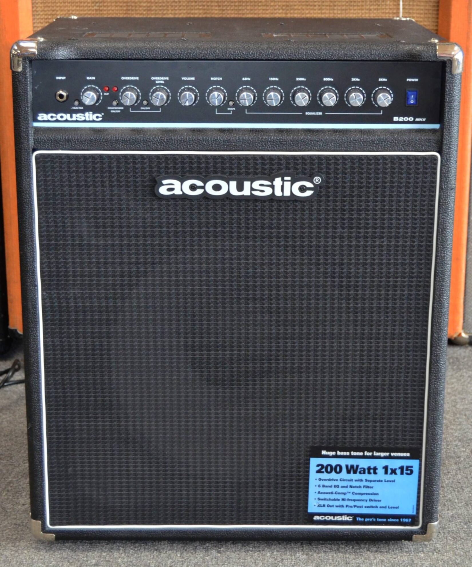 Acoustic B200 Mk II Bass Combo Amplifier - Used | The Guitar Hangar