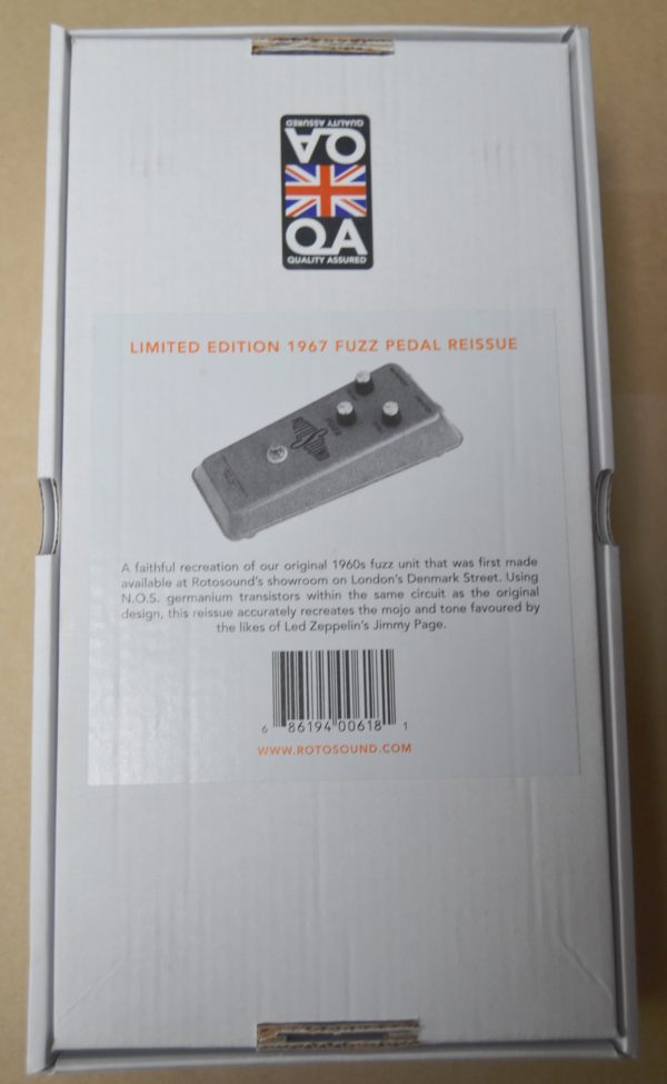 RotoSound - RFB1 Limited Edition 1967 Reissue Fuzz Effect Pedal - Image 6