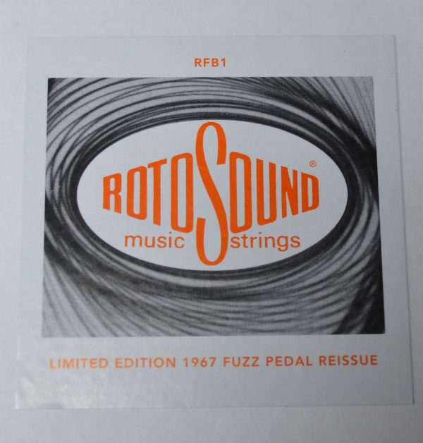 RotoSound - RFB1 Limited Edition 1967 Reissue Fuzz Effect Pedal - Image 7
