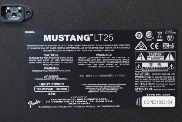 Fender - Mustang LT25 Guitar Combo Modeling Amplifier - Used - Image 7