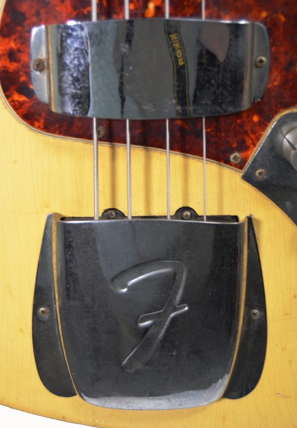 Fender - 1966 Vintage Jazz Bass Custom Color Olympic White Matching Headstock w/ OHSC - Used - Image 14