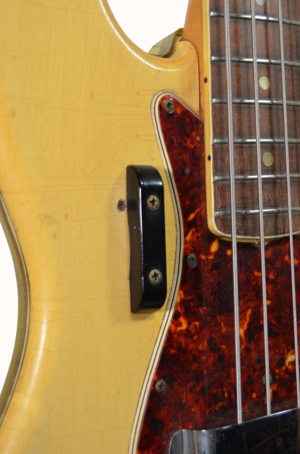 Fender - 1966 Vintage Jazz Bass Custom Color Olympic White Matching Headstock w/ OHSC - Used - Image 13