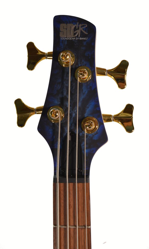 Ibanez - SR300EDX-CZM Cosmic Blue Frozen Matte Active 4 String Bass Guitar w/ Gig Bag - Used - Image 3