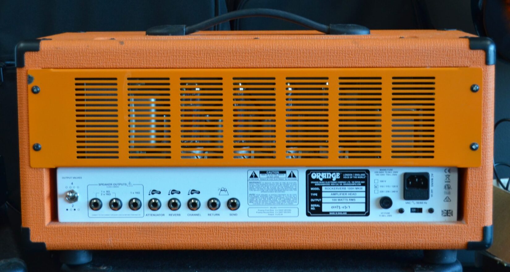 Orange - Rockerverb 100 MK III Guitar Amplifier Head - Used - Image 7