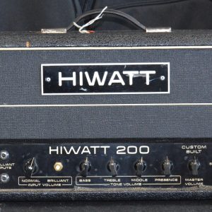 Hi-Watt Custom 200 DR201 Guitar Amplifier Head 1972 - Used