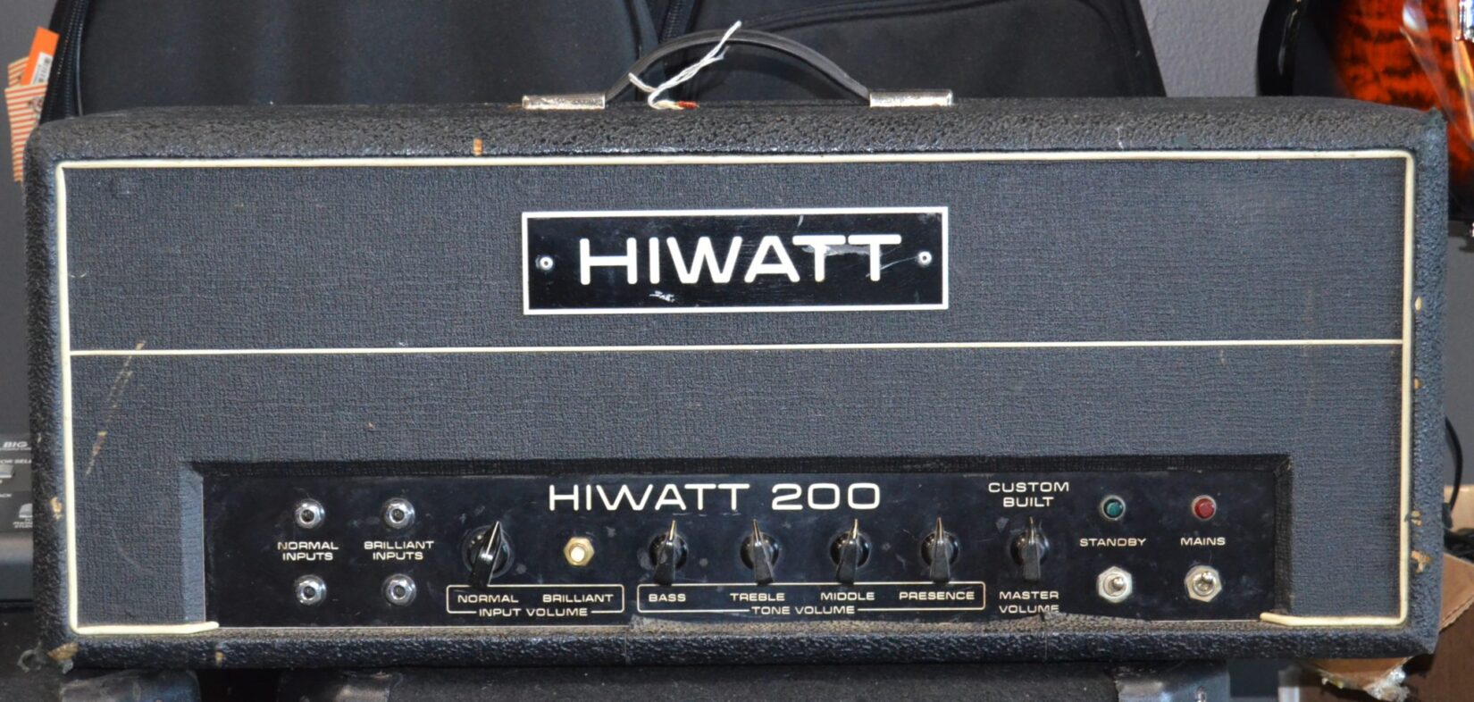Hi-Watt Custom 200 DR201 Guitar Amplifier Head 1972 - Used