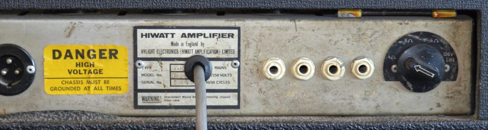 Hi-Watt Custom 200 DR201 Guitar Amplifier Head 1972 - Used - Image 12