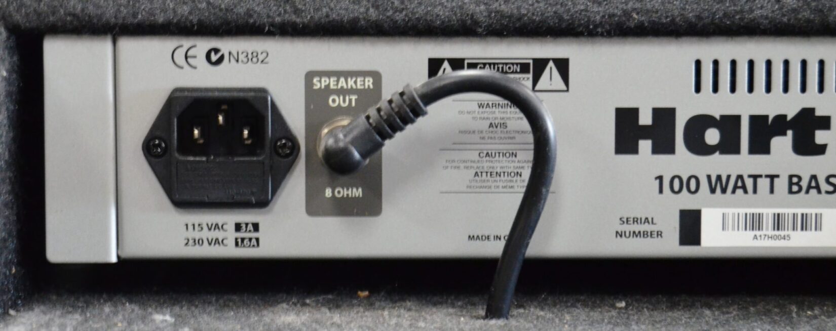 Hartke - A100 Bass Combo Amplifier 100w - Used - Image 10