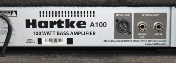 Hartke - A100 Bass Combo Amplifier 100w - Used - Image 11