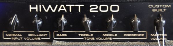 Hi-Watt Custom 200 DR201 Guitar Amplifier Head 1972 - Used - Image 5