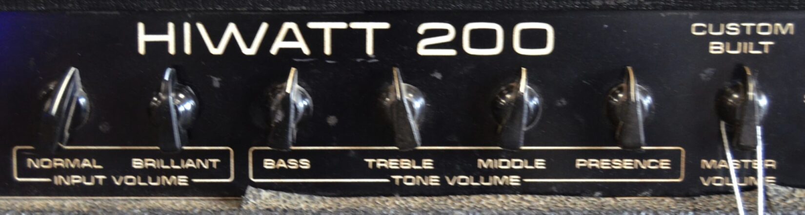Hi-Watt Custom 200 DR201 Guitar Amplifier Head 1972 - Used - Image 5