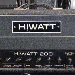 Hi-Watt Custom 200 DR201 Guitar Amplifier Head 1972 - Used