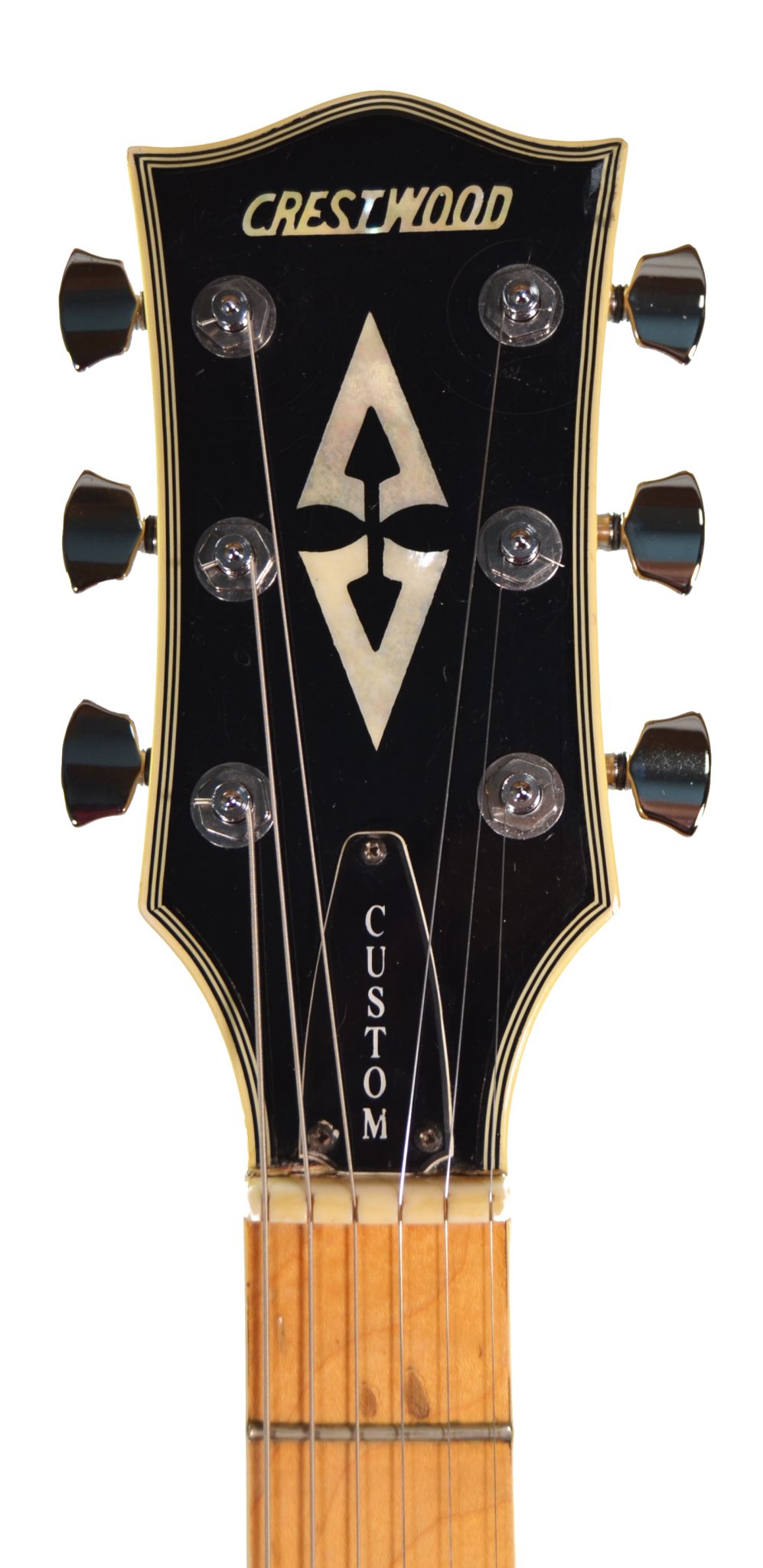 Crestwood - Les Paul Custom Style Electric Guitar - Used - Image 3