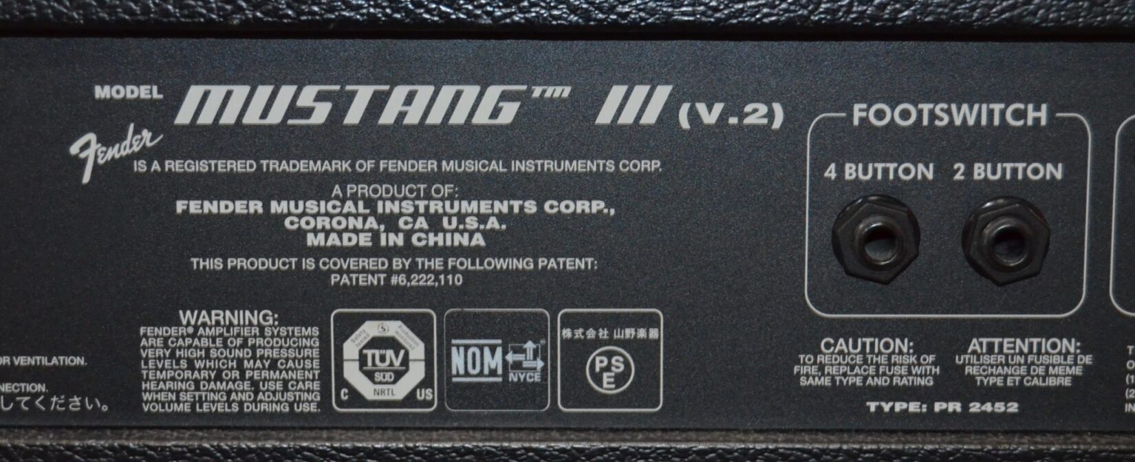 Fender - Mustang III Modeling Guitar Combo Amplifier w/ Ft. Switch - Used - Image 10