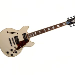 D'Angelico - Premier DC DAPMINIDCCMPCSCB Semi Hollow Body Electric Guitar - Used