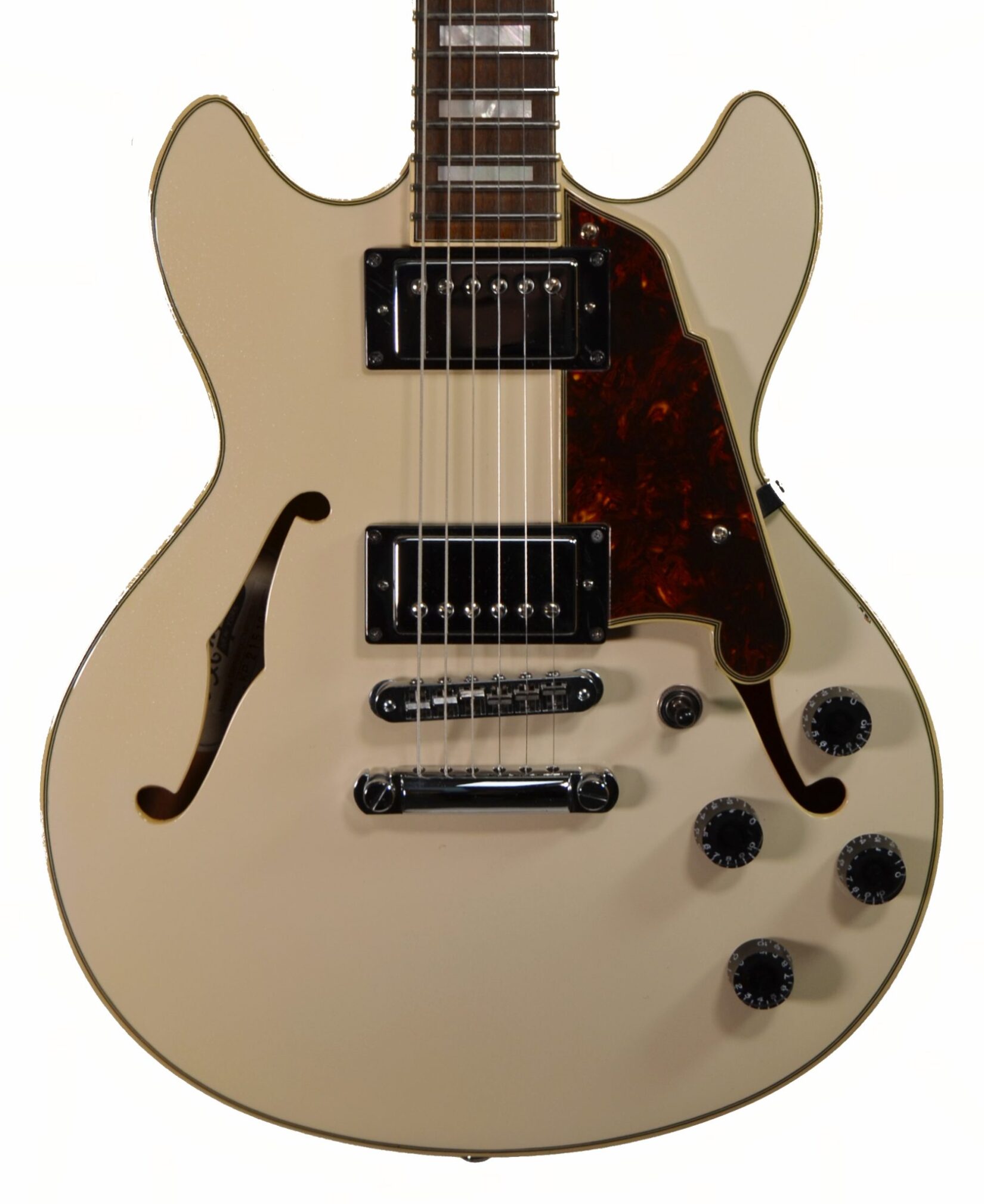 D'Angelico - Premier DC DAPMINIDCCMPCSCB Semi Hollow Body Electric Guitar - Used - Image 2