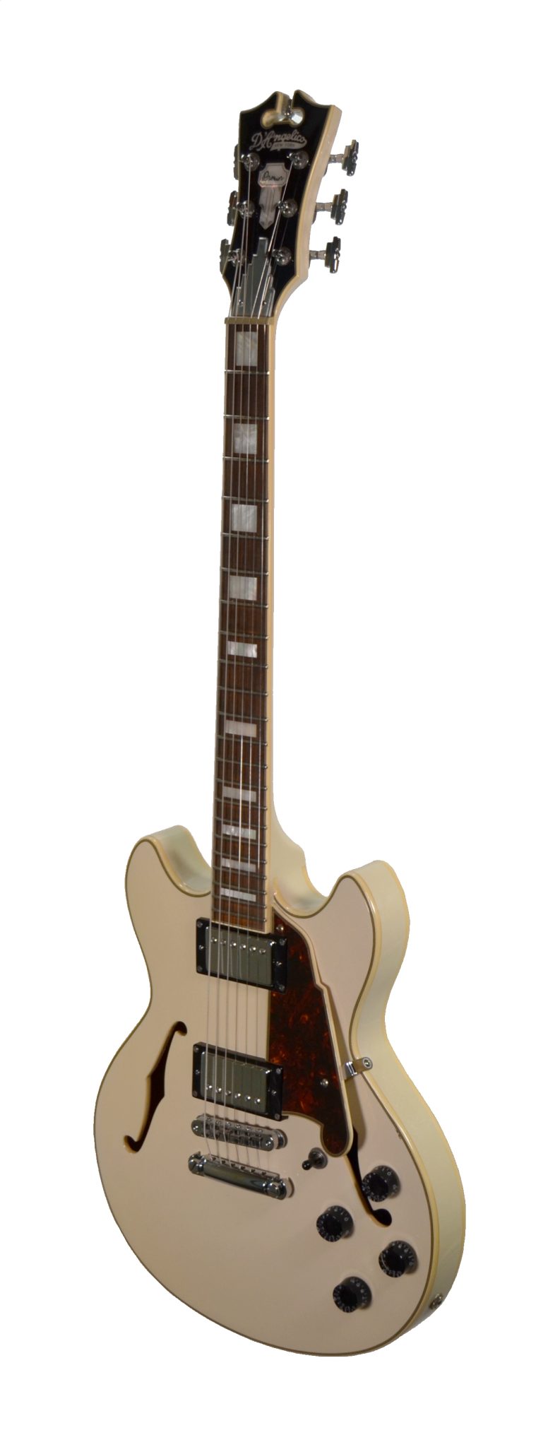 D'Angelico - Premier DC DAPMINIDCCMPCSCB Semi Hollow Body Electric Guitar - Used - Image 7