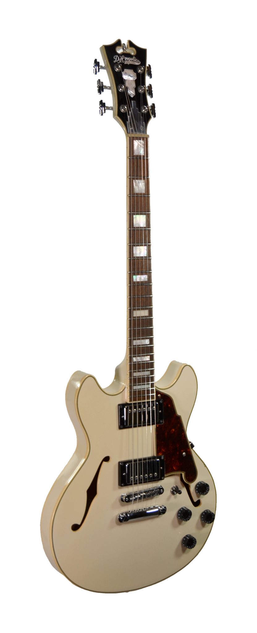 D'Angelico - Premier DC DAPMINIDCCMPCSCB Semi Hollow Body Electric Guitar - Used - Image 8