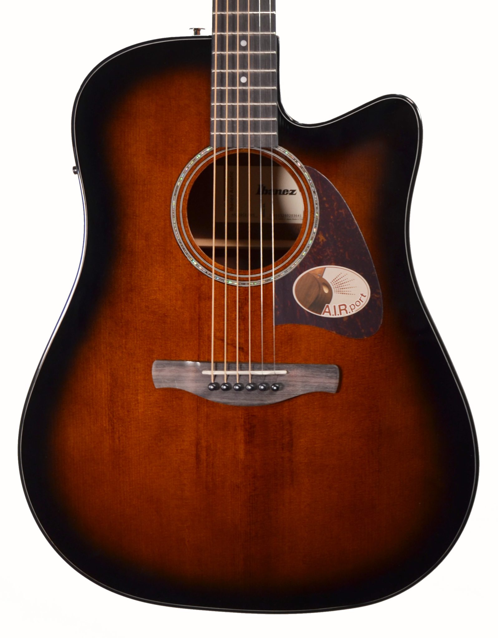 Ibanez - Advanced Acoustic Series - AAD51CE-DVS Acoustic/Electric Guitar - Dark Violin Sunburst - Image 2