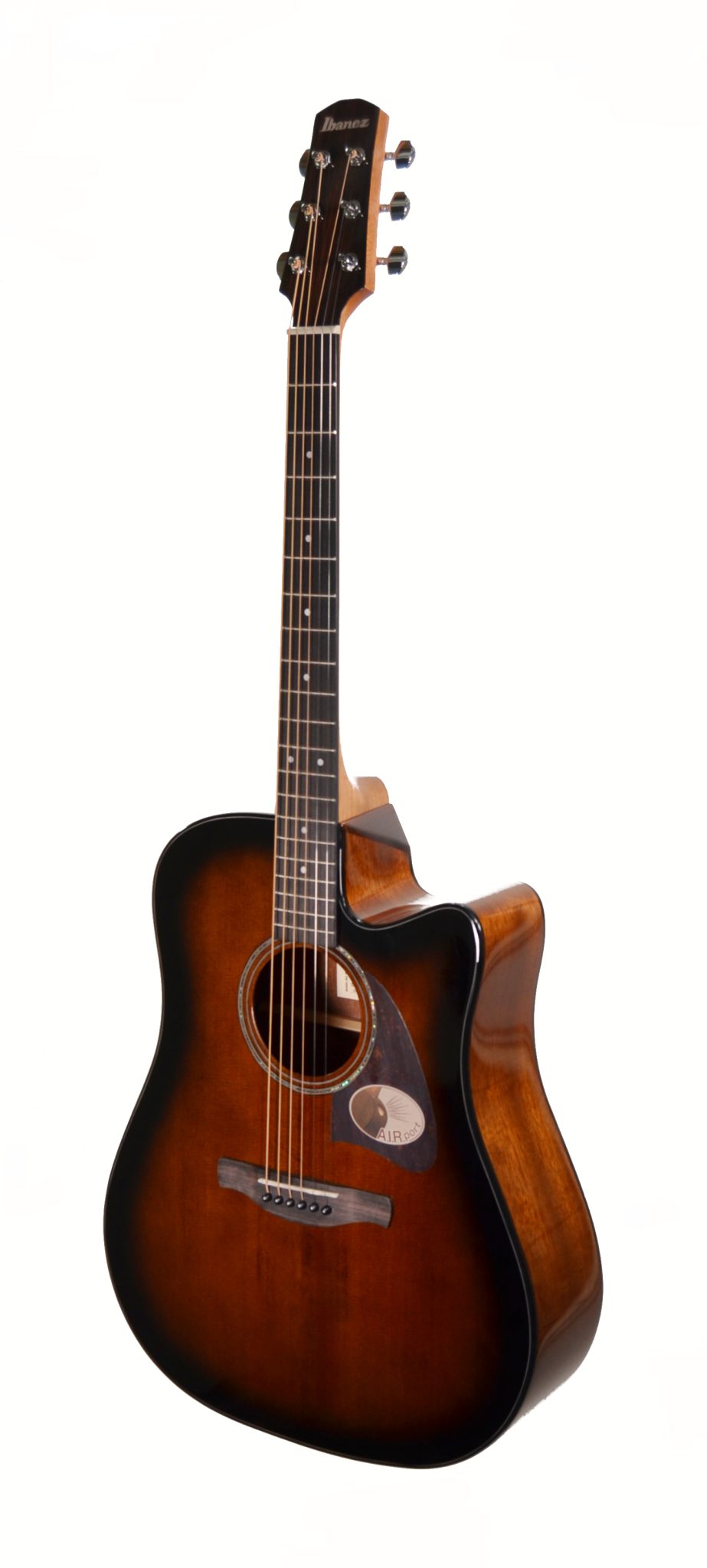 Ibanez - Advanced Acoustic Series - AAD51CE-DVS Acoustic/Electric Guitar - Dark Violin Sunburst - Image 8