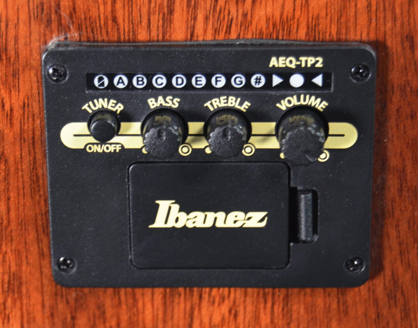 Ibanez - Advanced Acoustic Series - AAD51CE-DVS Acoustic/Electric Guitar - Dark Violin Sunburst - Image 9