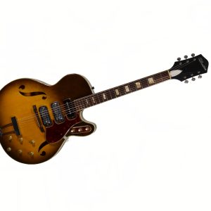 Silvertone - Model 1429 Vintage Semi Hollow Electric Guitar w/ Case - Used