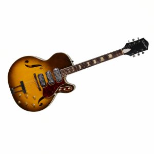 Silvertone - Model 1429 Vintage Semi Hollow Electric Guitar w/ Case - Used