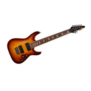 Schecter C-7 Plus Diamond Series 7 String Electric Guitar w/ SKB HSC – Used - Sunburst
