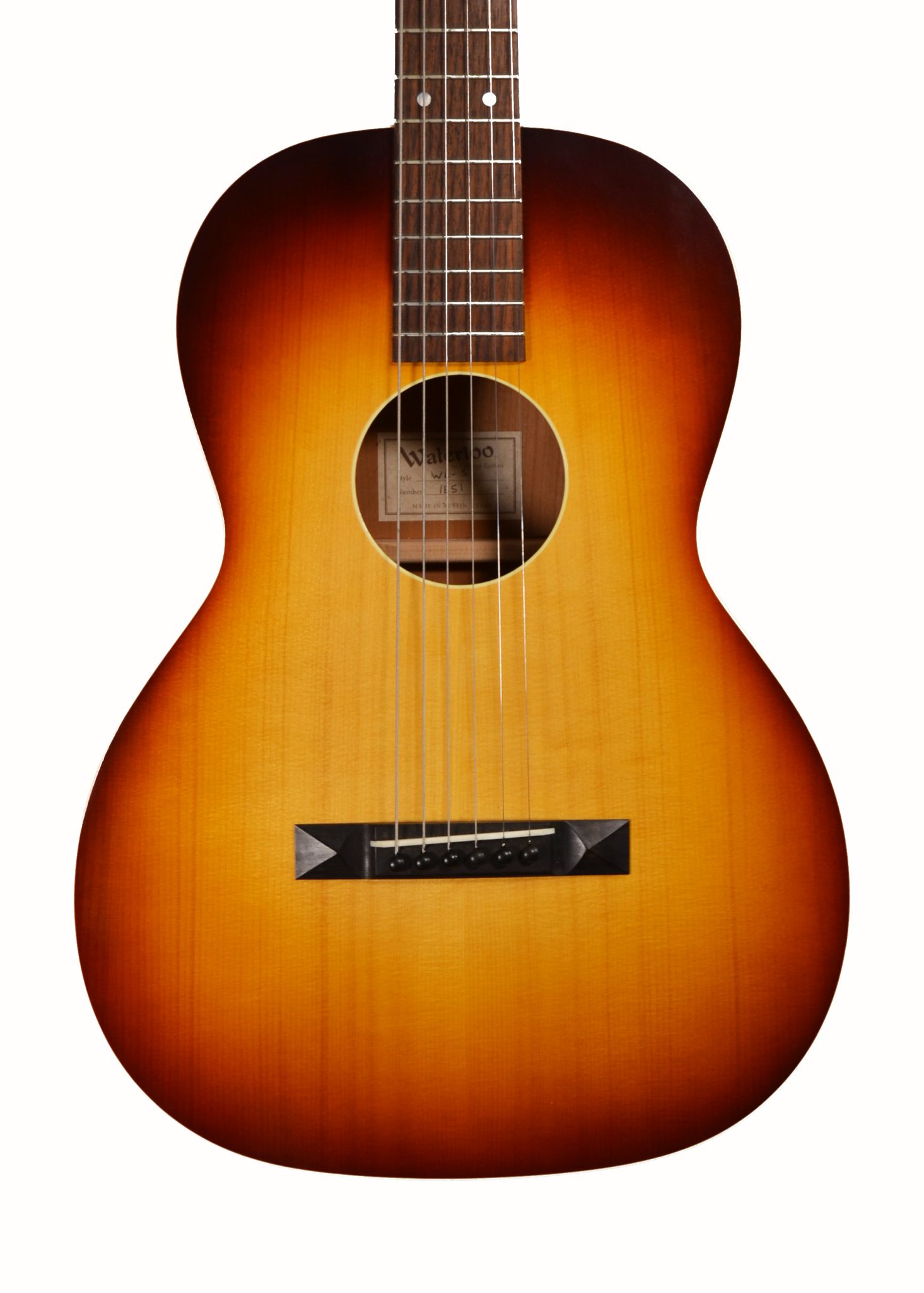 Waterloo - WL-S Parlor Size Acoustic Guitar w/ OHSC - Used - Image 2