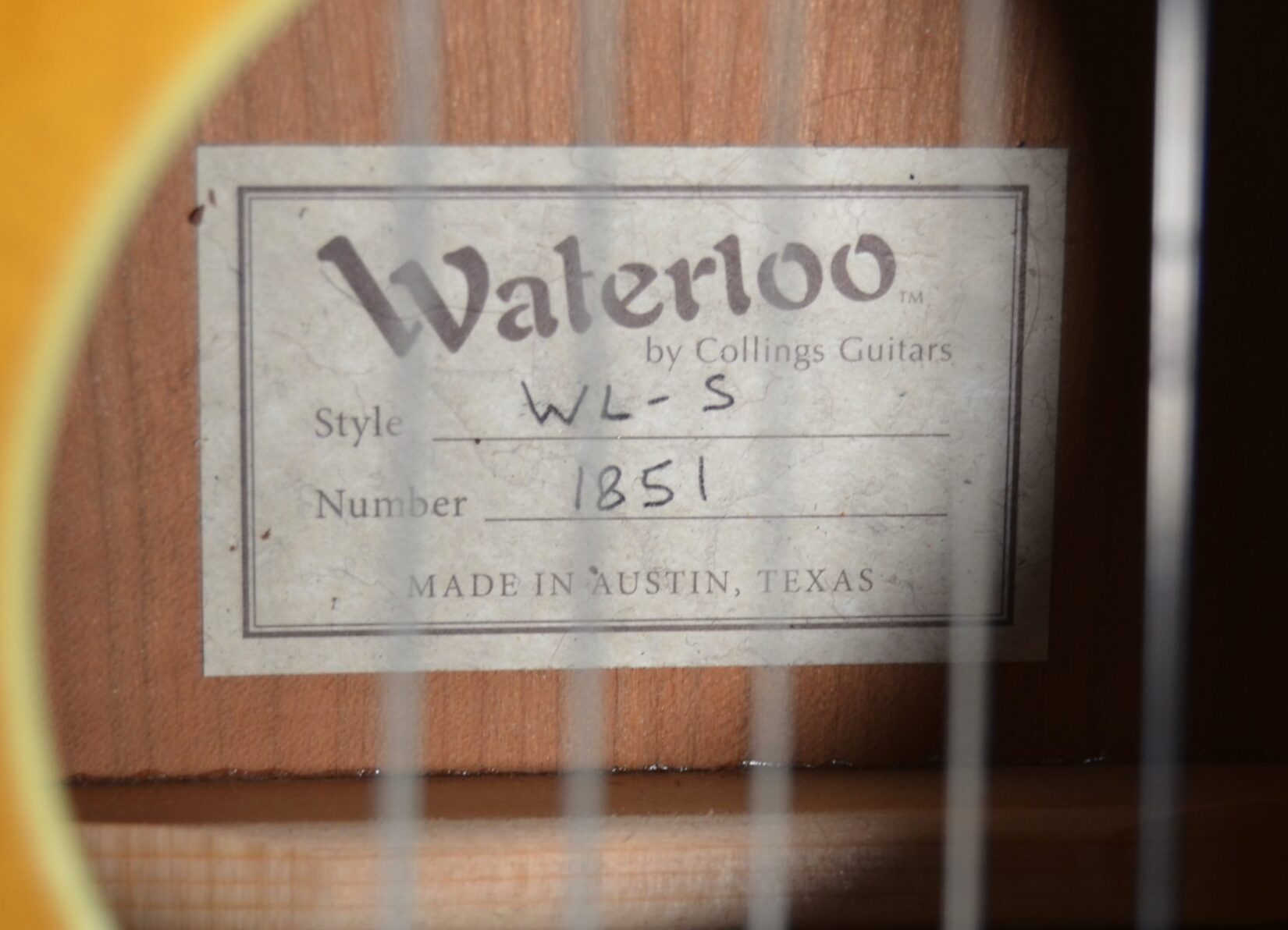 Waterloo - WL-S Parlor Size Acoustic Guitar w/ OHSC - Used - Image 9