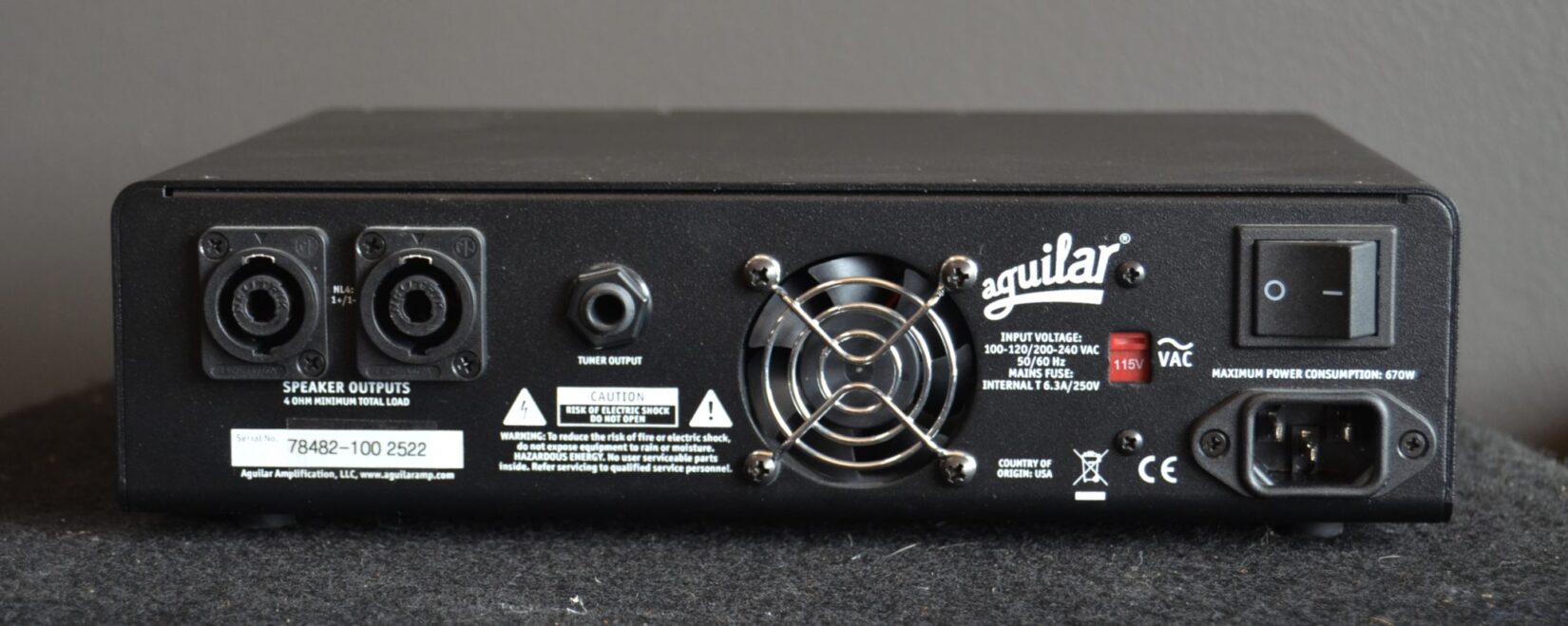Aguilar - Tone Hammer 500 Bass Amplifier Head - Used - Image 2