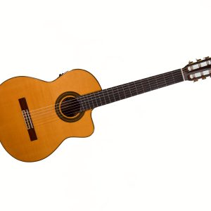Aria - A-60CWE Nylon String Acoustic/Electric Guitar w/ HSC - Used
