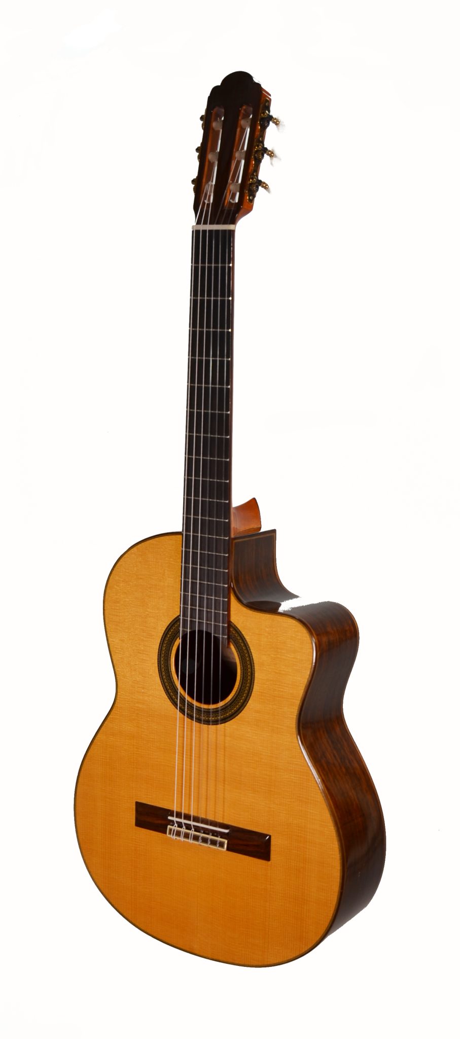 Aria - A-60CWE Nylon String Acoustic/Electric Guitar w/ HSC - Used - Image 7