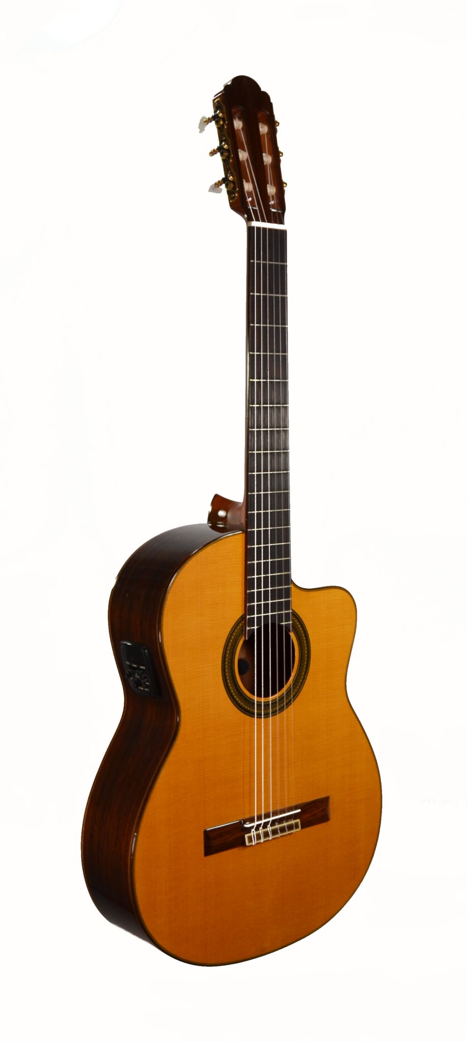 Aria - A-60CWE Nylon String Acoustic/Electric Guitar w/ HSC - Used - Image 8