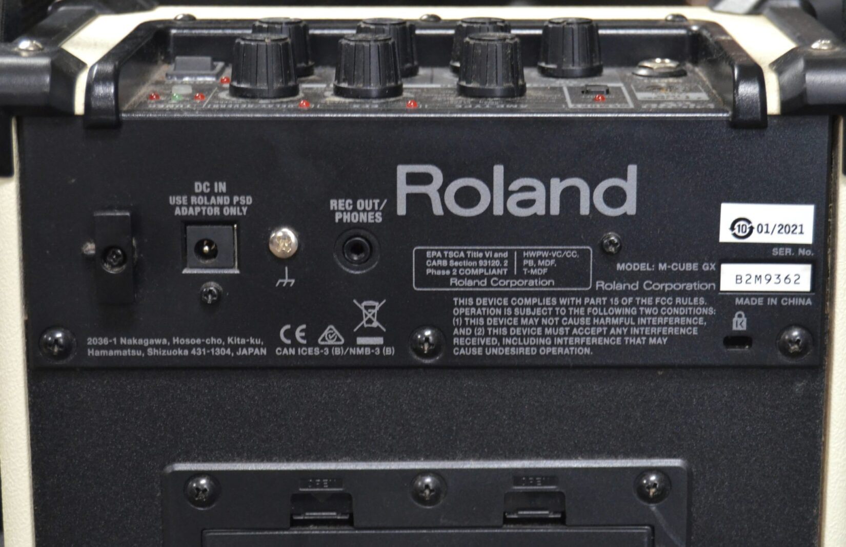 Roland - Micro Cube Portable Guitar Amplifier - Used - Image 6