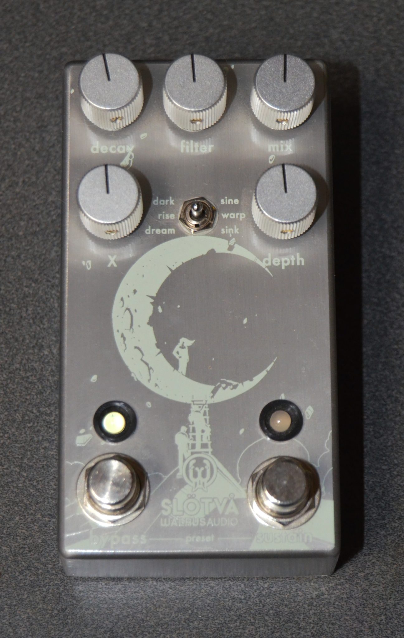 Walrus - SLOTVA Multi-Texture Reverb Effect Pedal - Used