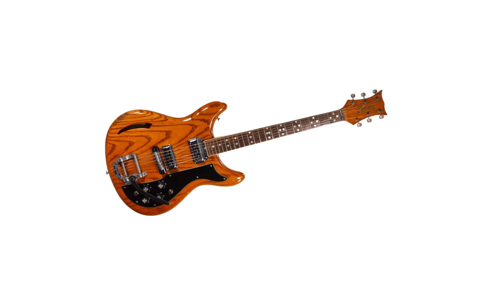 Kustom - K200 Vintage Semi Hollow Body Electric Guitar w/ OHSC - Used