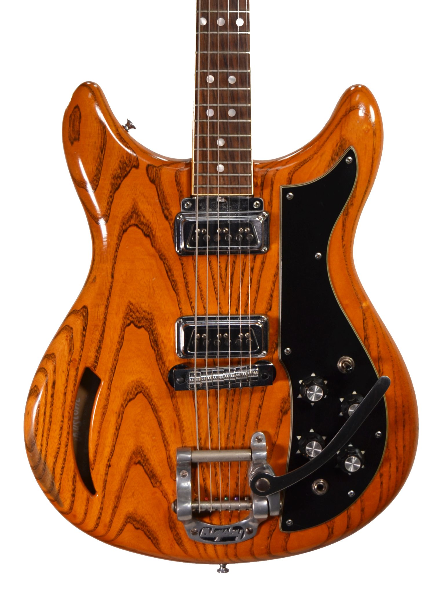 Kustom - K200 Vintage Semi Hollow Body Electric Guitar w/ OHSC - Used - Image 2
